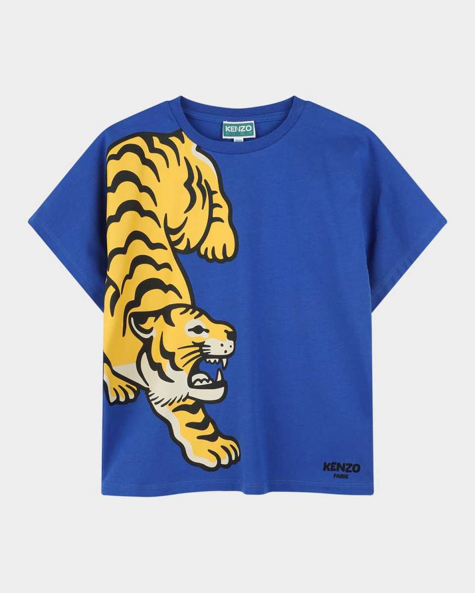 Boy's Wrap Around Tiger Graphic T-Shirt, Size 2-4